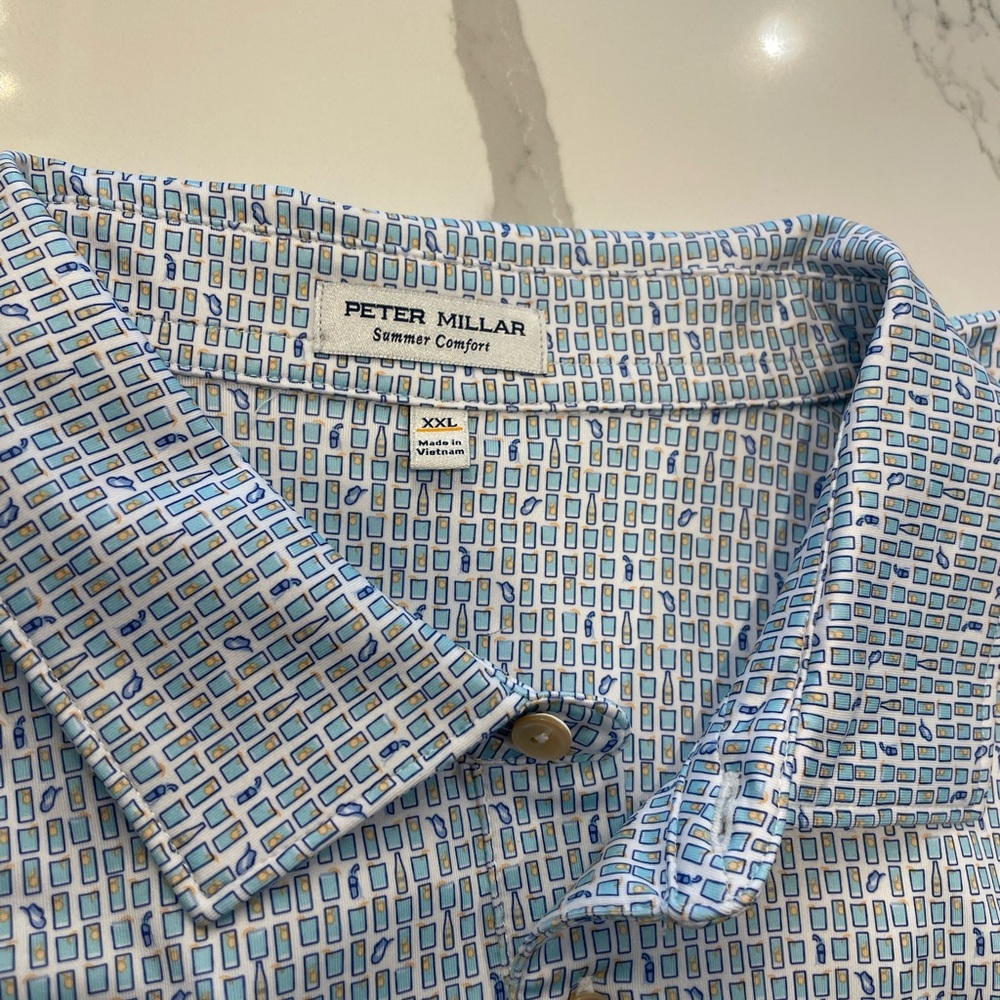 Peter Millar Summer Comfort Golf Polo - Picture 3 of 3